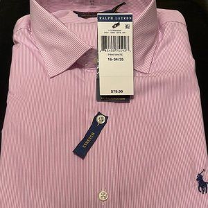 Polo Ralph Lauren Men's Classic Fit Easy Care Oxford Shirt 16 34/35